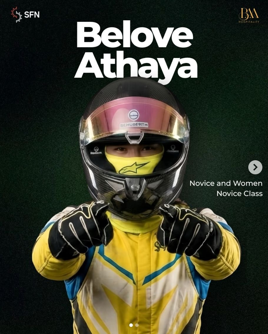 Belove Athaya, Sosok Pembalap Wanita Indonesia yang Aktif di Dunia Motorsport Nasional